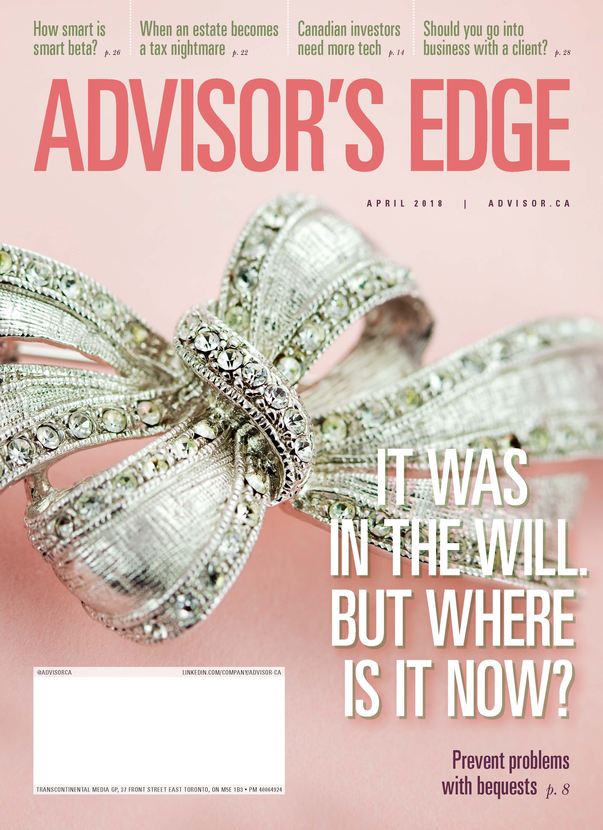 Advisor’s Edge – 1 avril 2018