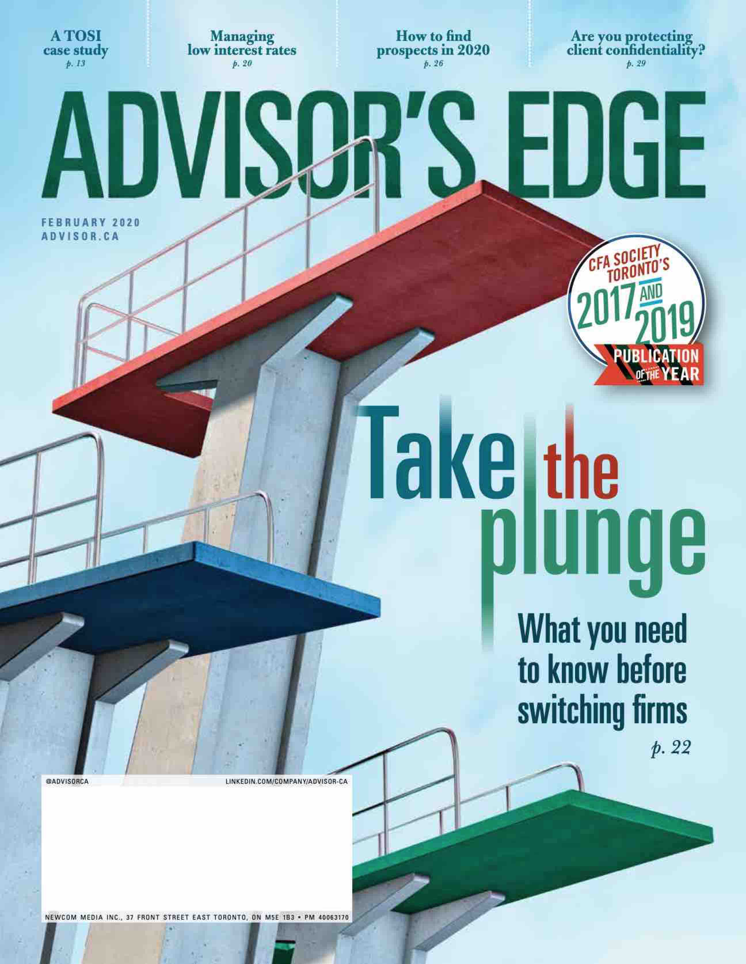 Advisor’s Edge – 1 février 2020