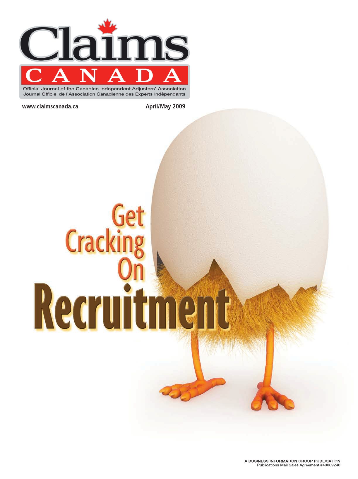 Claims Canada – April / May 2009