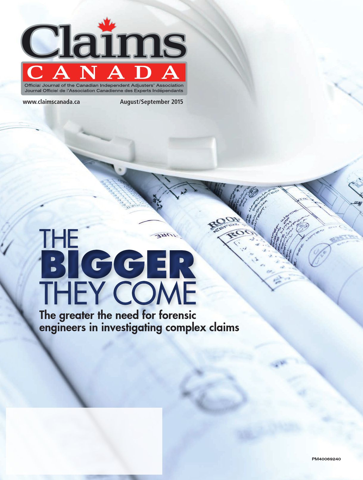 Claims Canada – August / September 2015