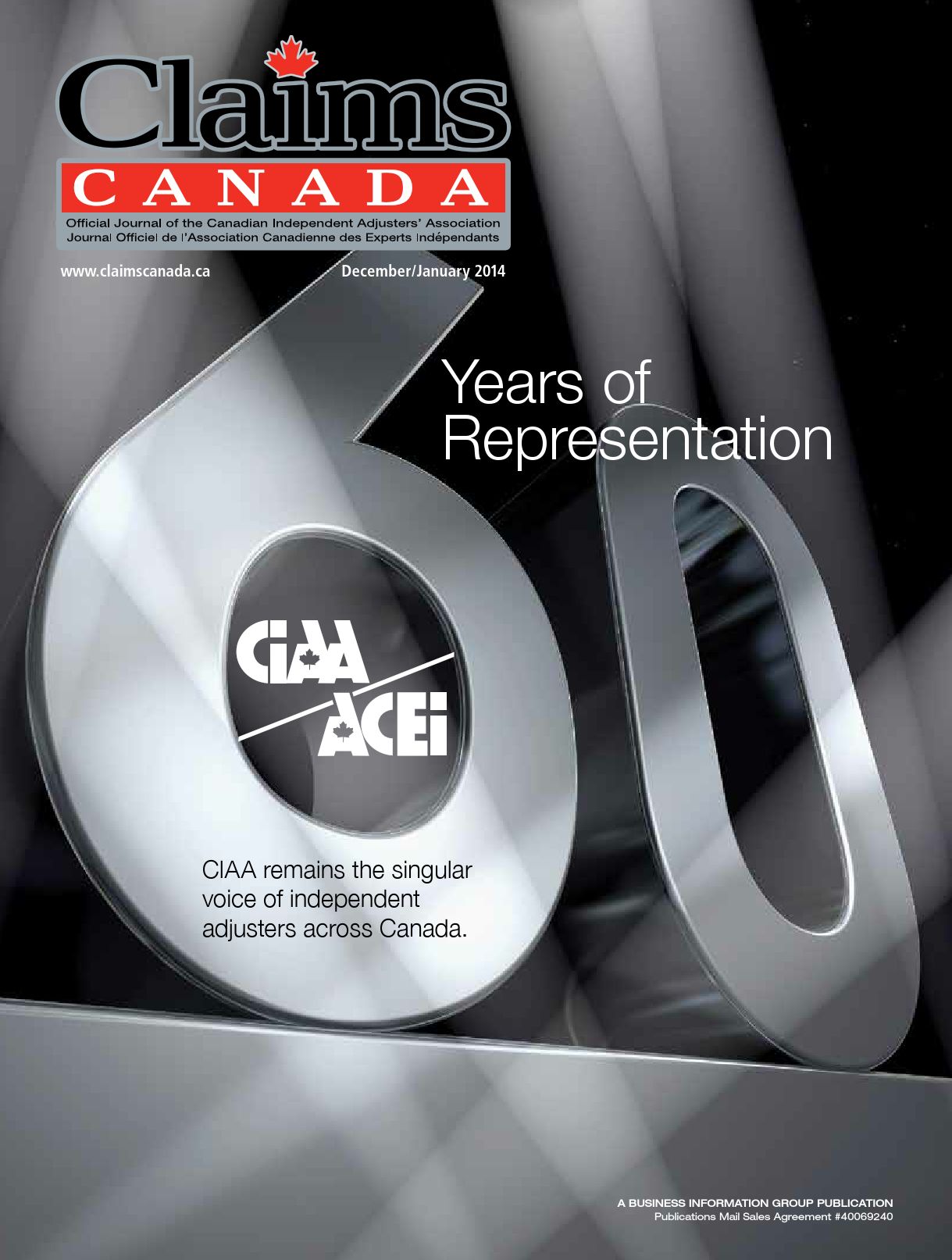 Claims Canada – December 2013 /  2014