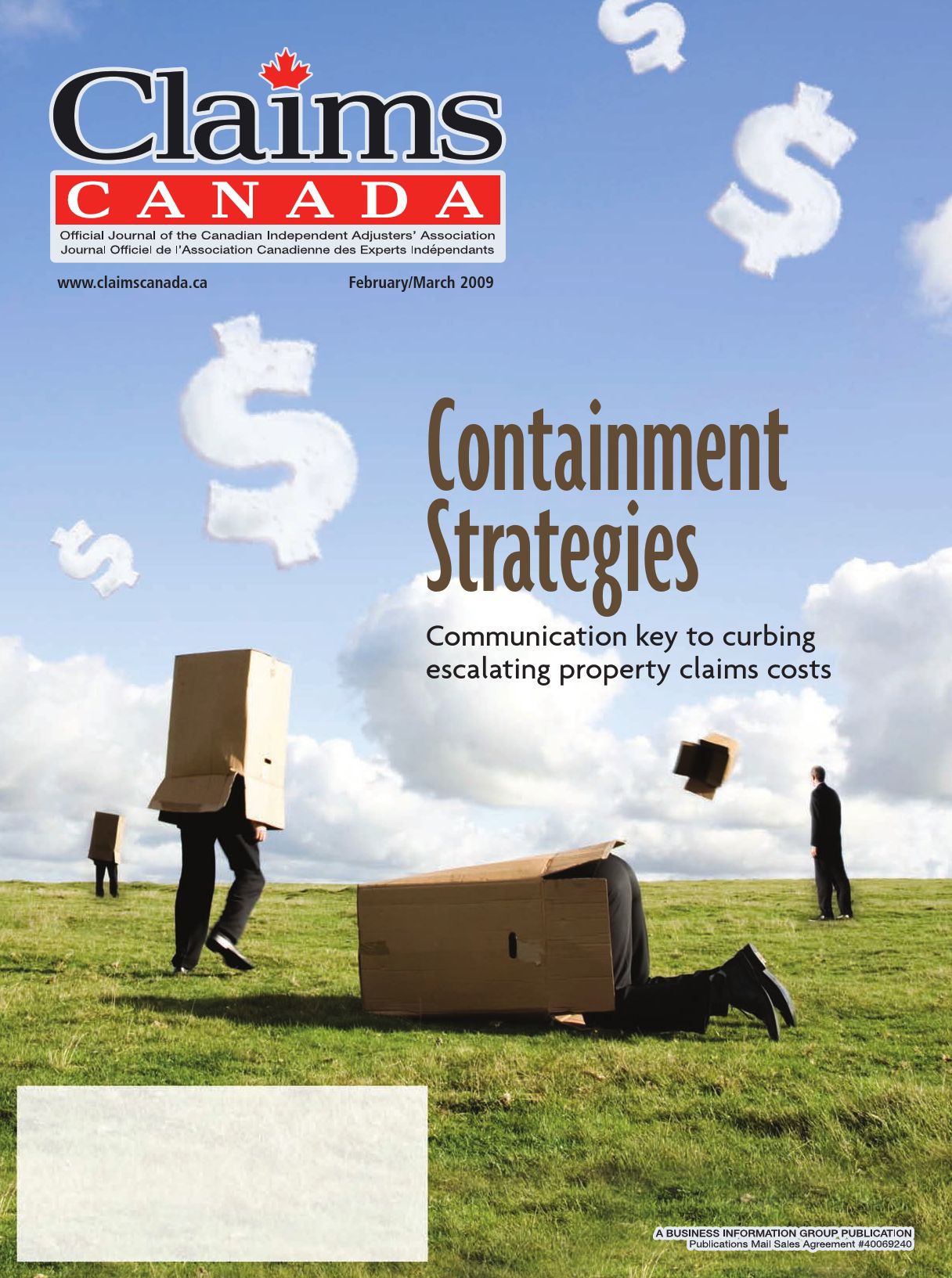 Claims Canada – February / Mars 2009