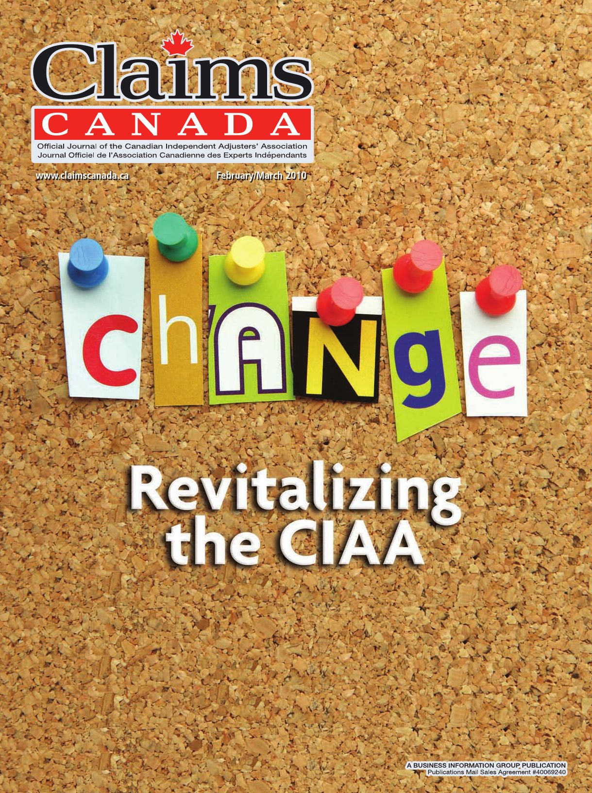 Claims Canada – February / Mars 2010