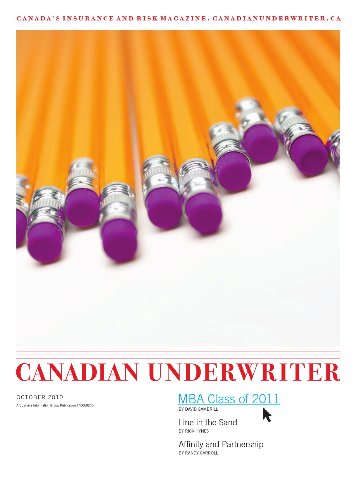 Canadian Underwriter – 1 octobre 2010