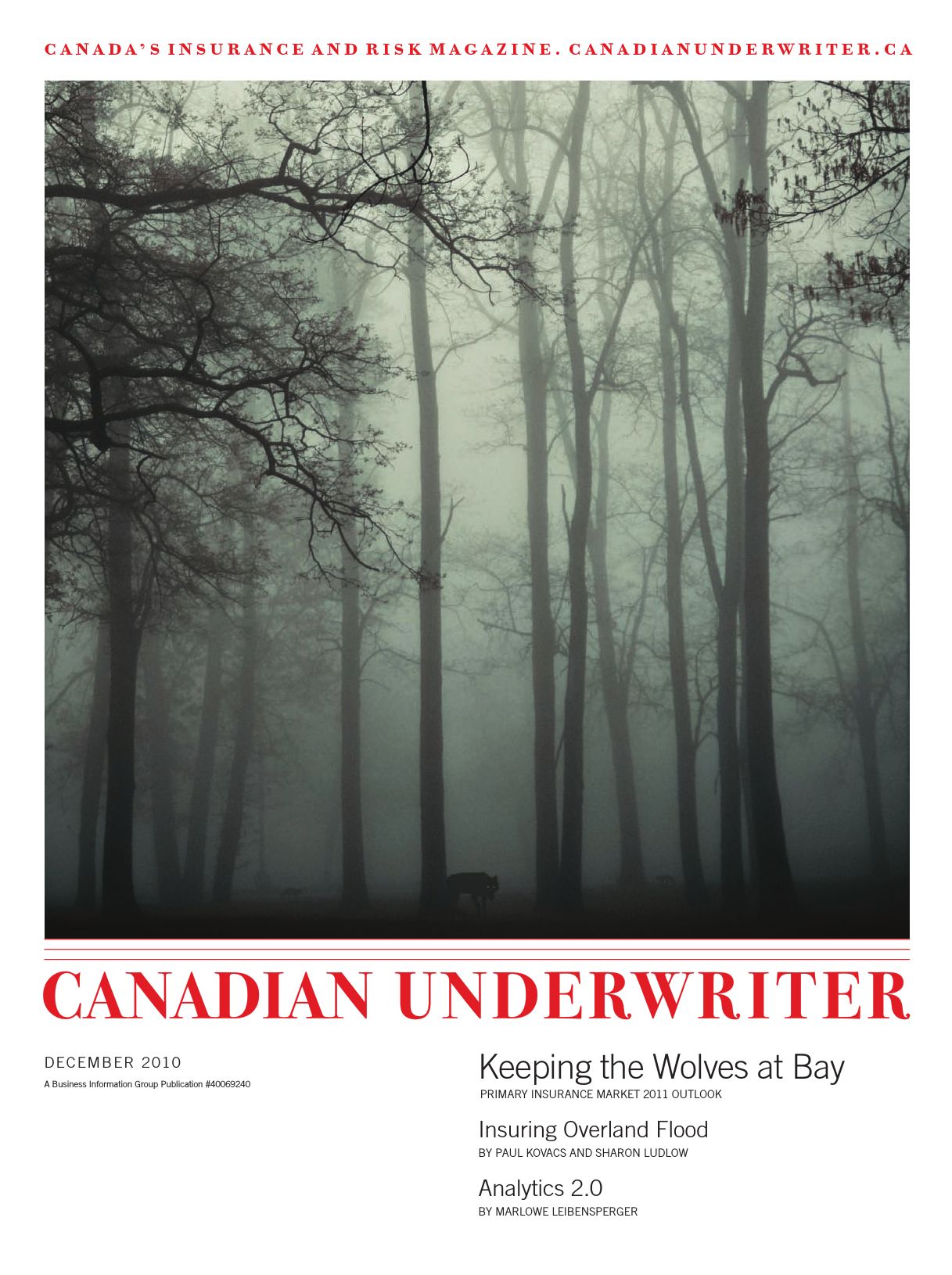 Canadian Underwriter – 1 décembre 2010