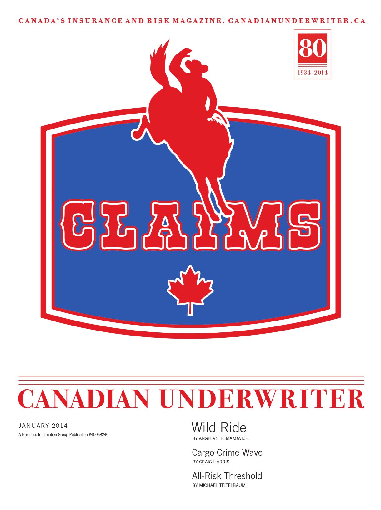 Canadian Underwriter – 1 janvier 2014