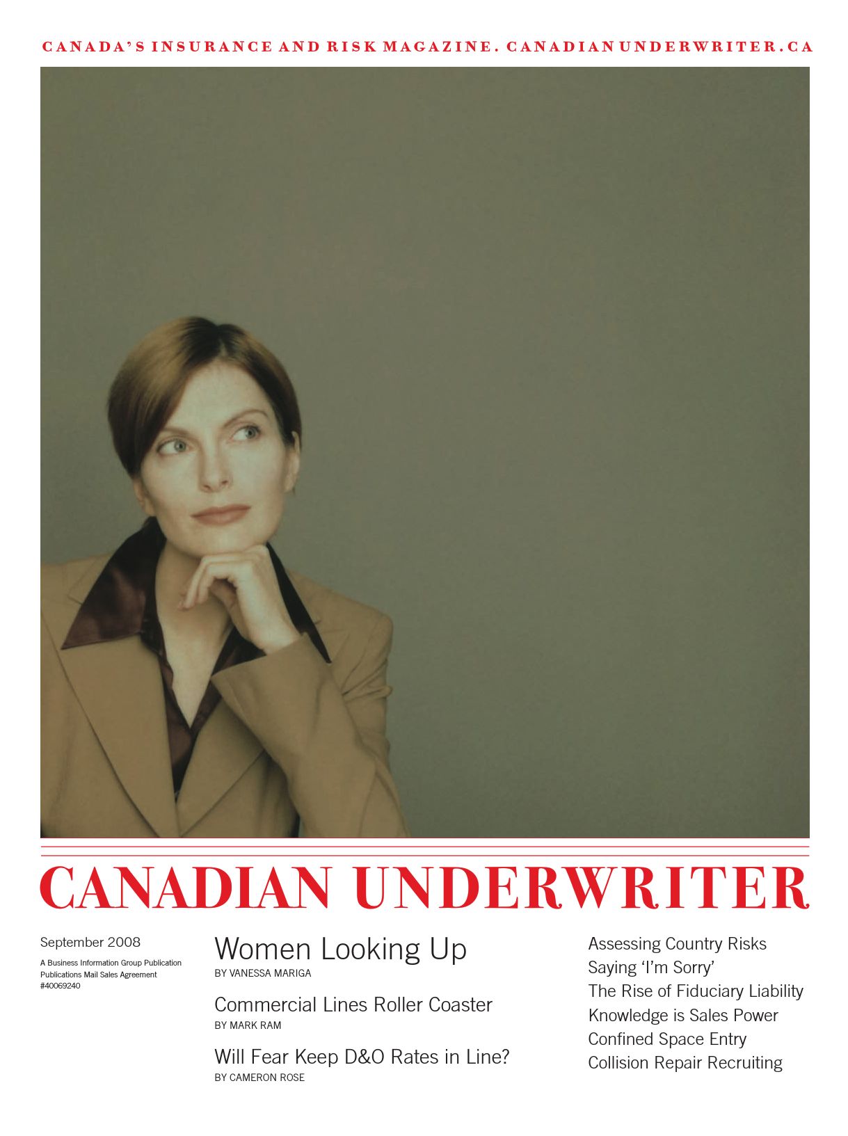 Canadian Underwriter – 1 septembre 2008