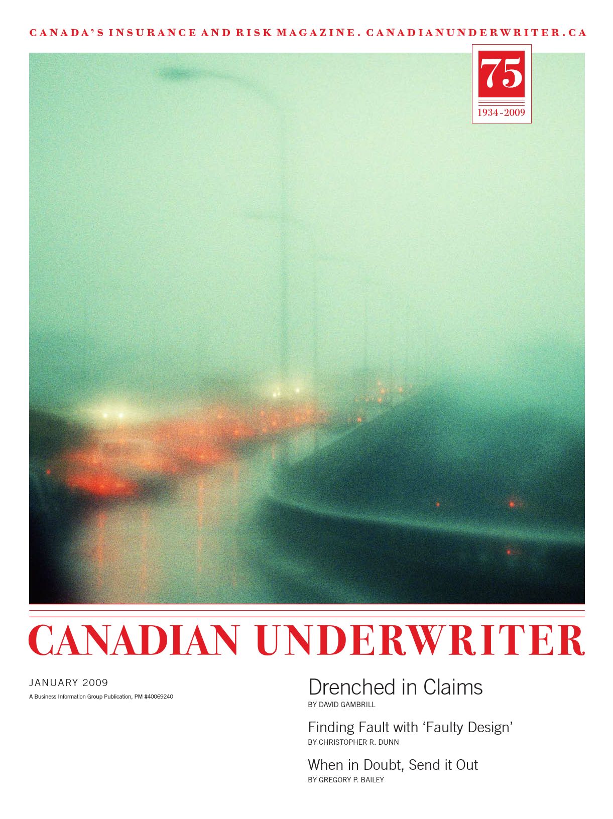 Canadian Underwriter – 1 janvier 2009