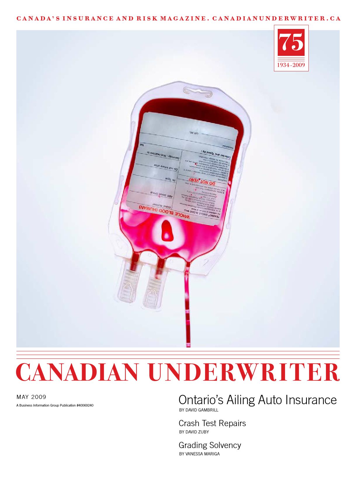 Canadian Underwriter – 1 mai 2009