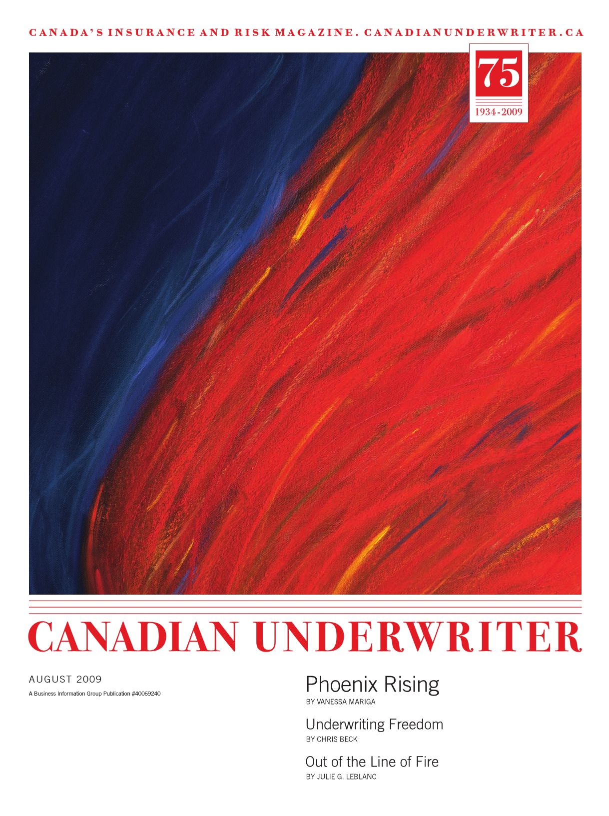 Canadian Underwriter – 1 août 2009