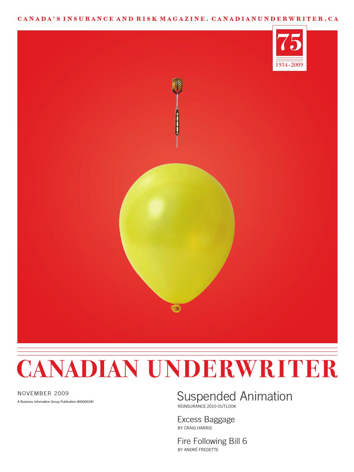 Canadian Underwriter – 1 novembre 2009