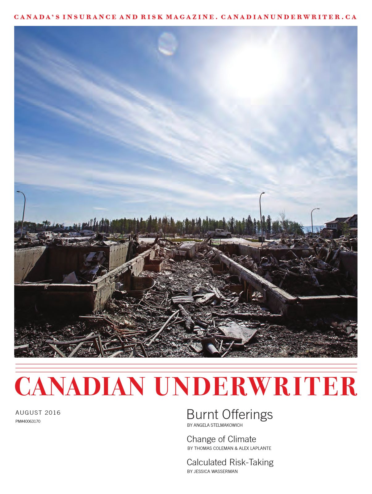 Canadian Underwriter – 1 août 2016