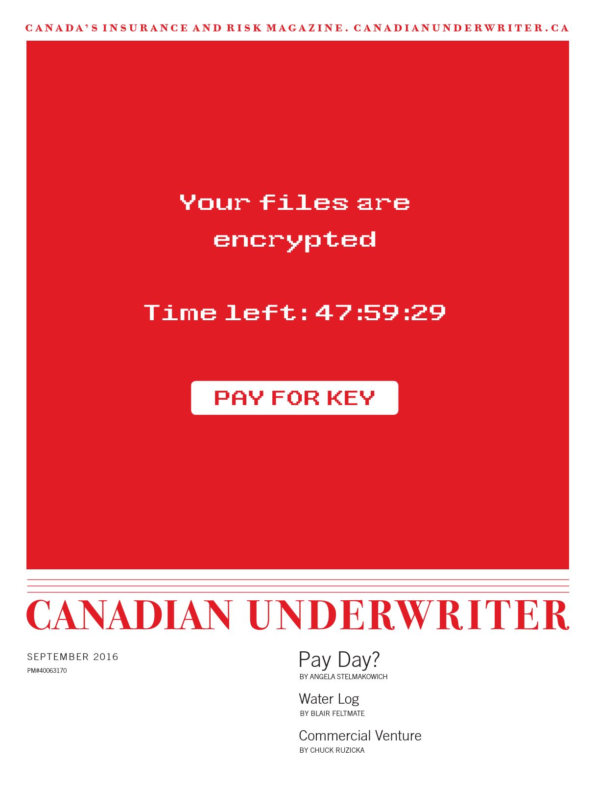 Canadian Underwriter – 1 septembre 2016