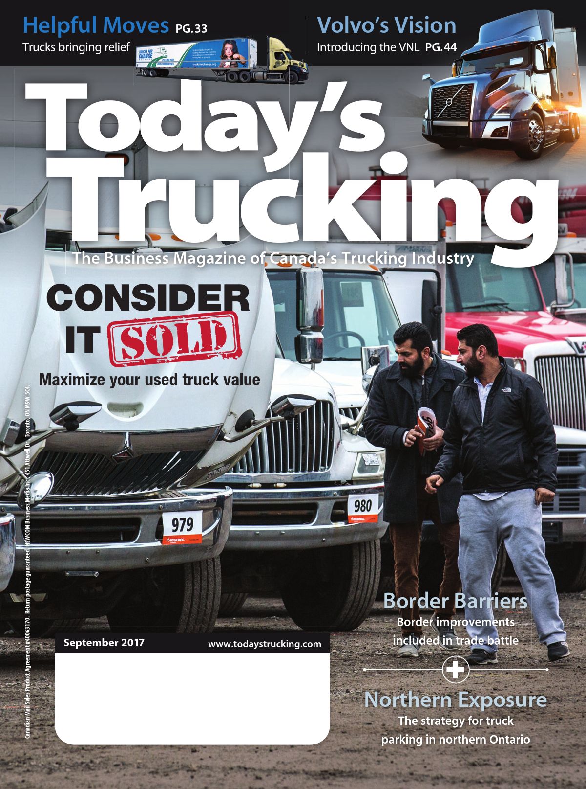 Today’s Trucking – 1 septembre 2017