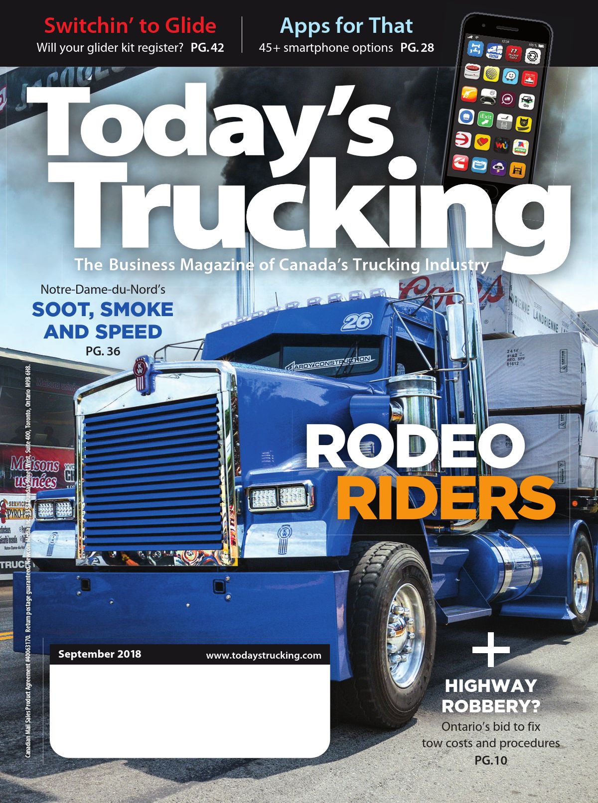 Today’s Trucking – 1 septembre 2018