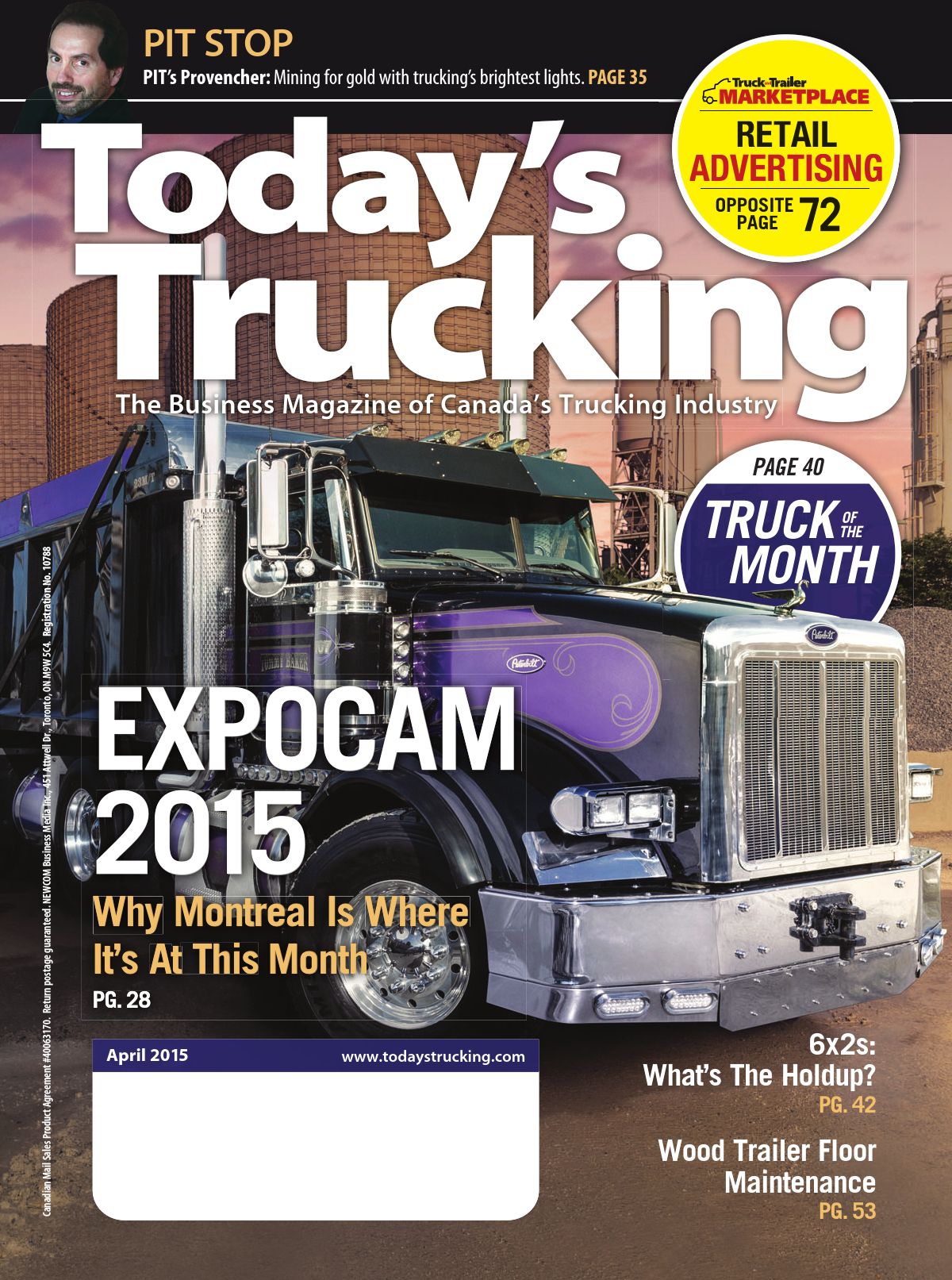 Today’s Trucking – April 2015