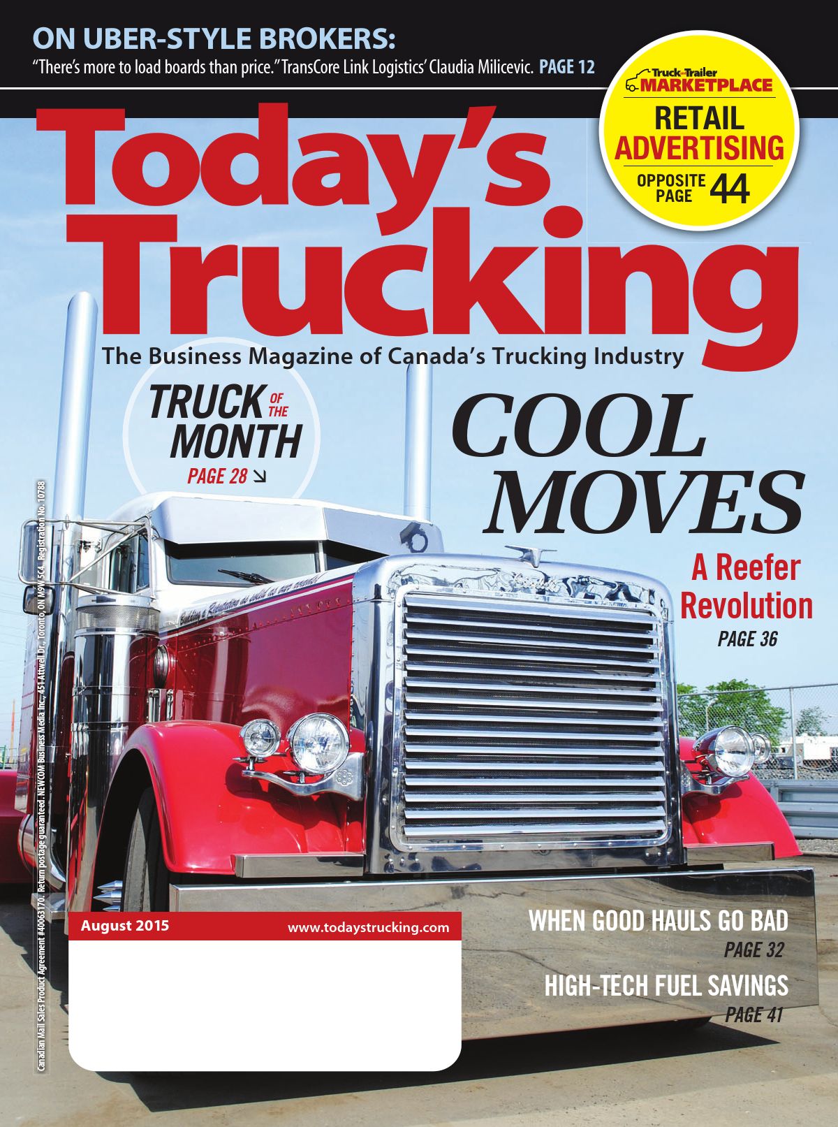 Today’s Trucking – August 2015