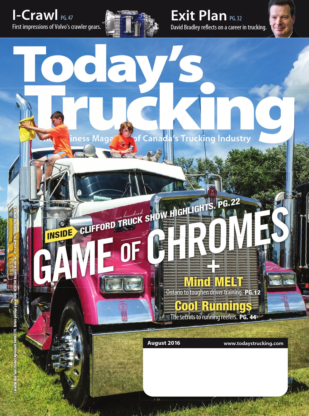 Today’s Trucking – August 2016