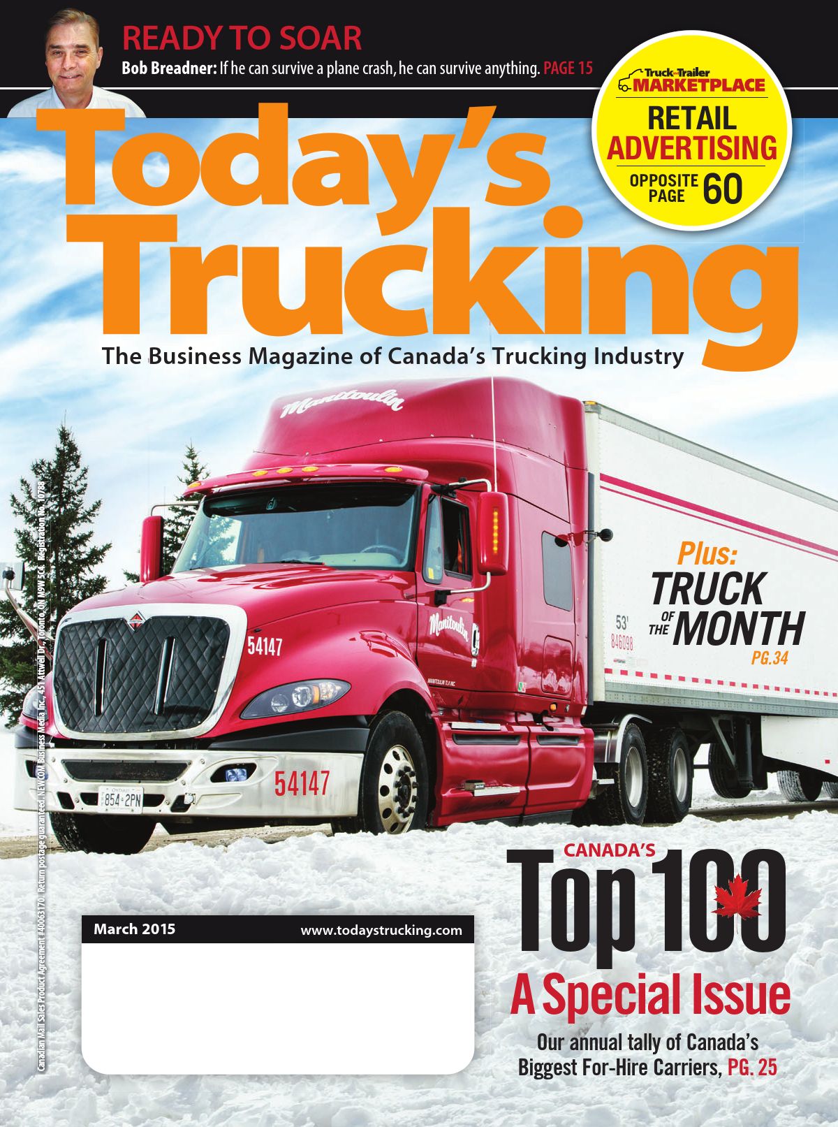 Today’s Trucking – March 2015