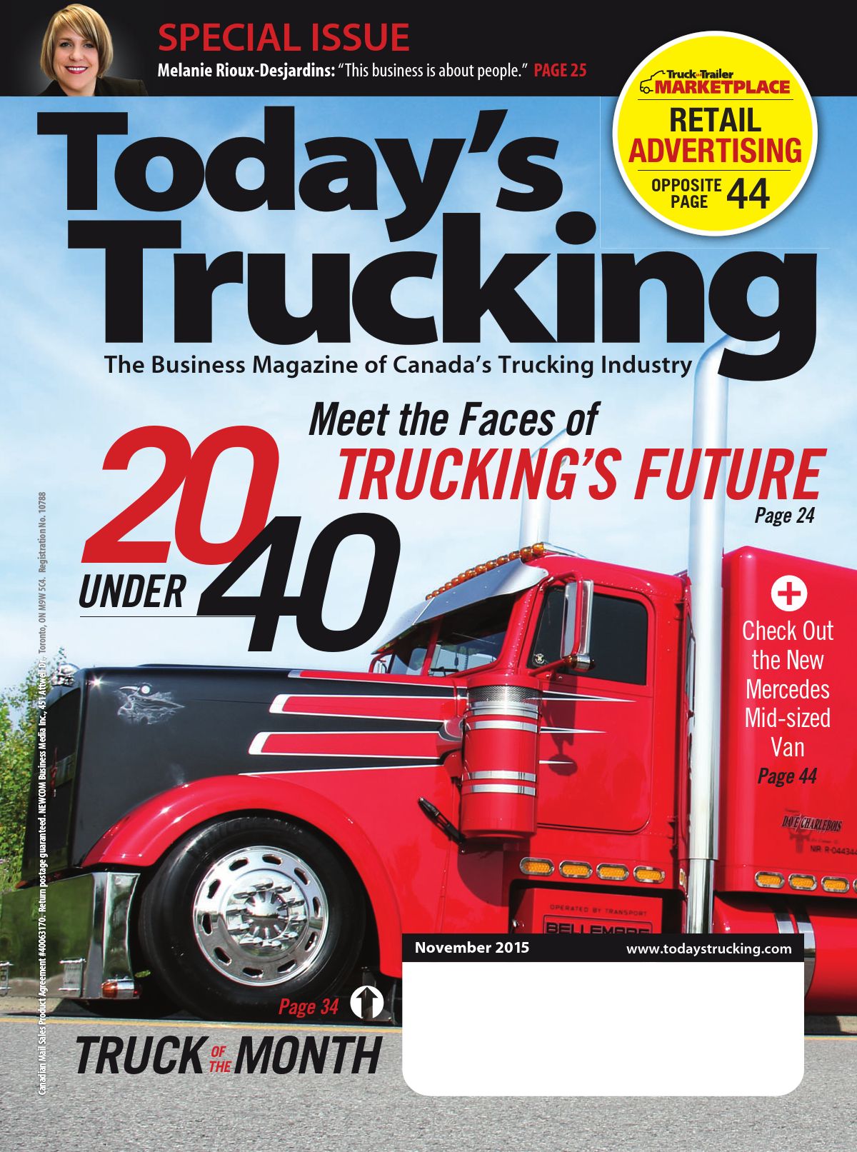 Today’s Trucking – November 2015