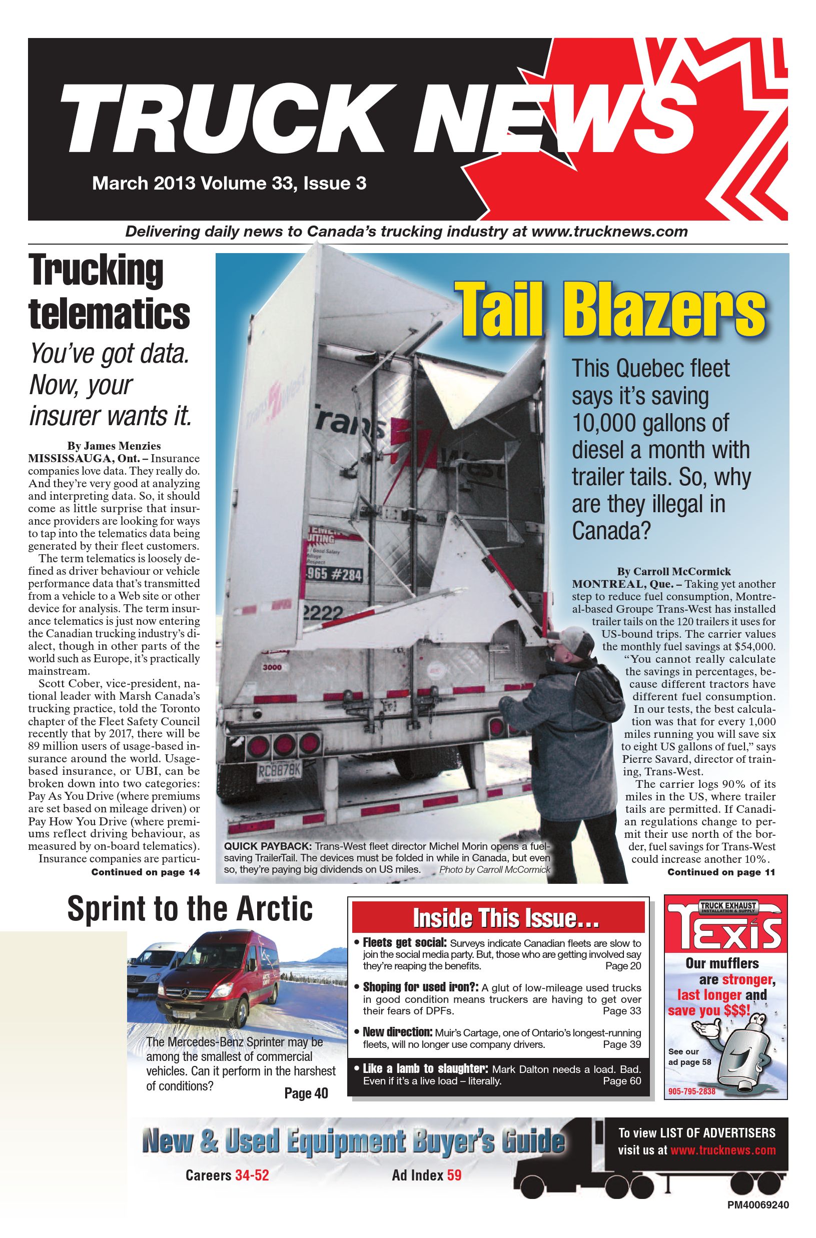 Truck News East – 1 mars 2013