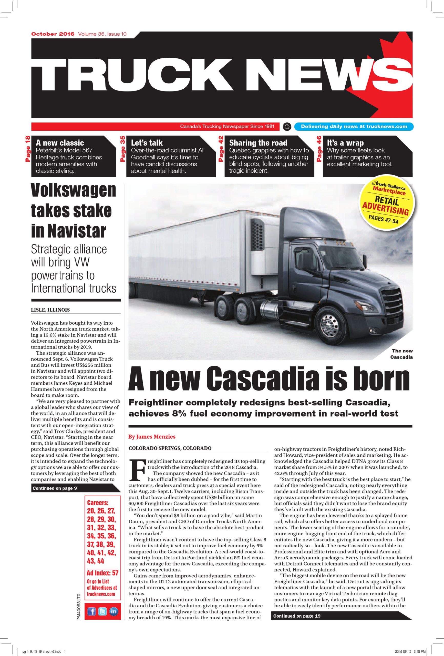 Truck News East – October 2016