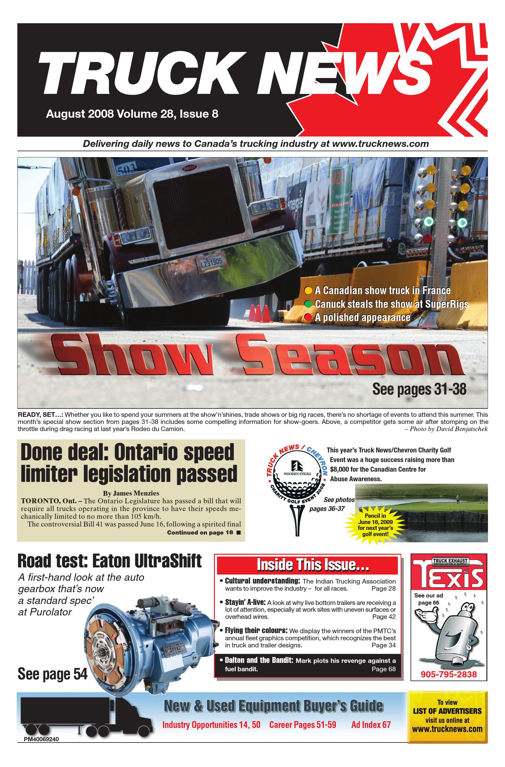 Truck News East – August 2008