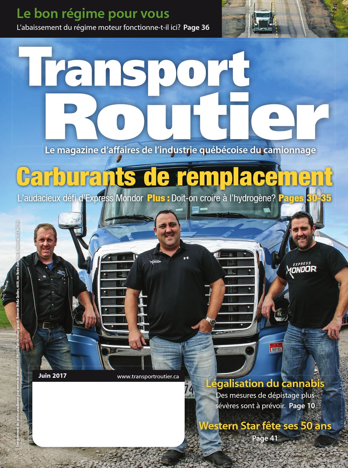 Transport routier – 1 juin 2017