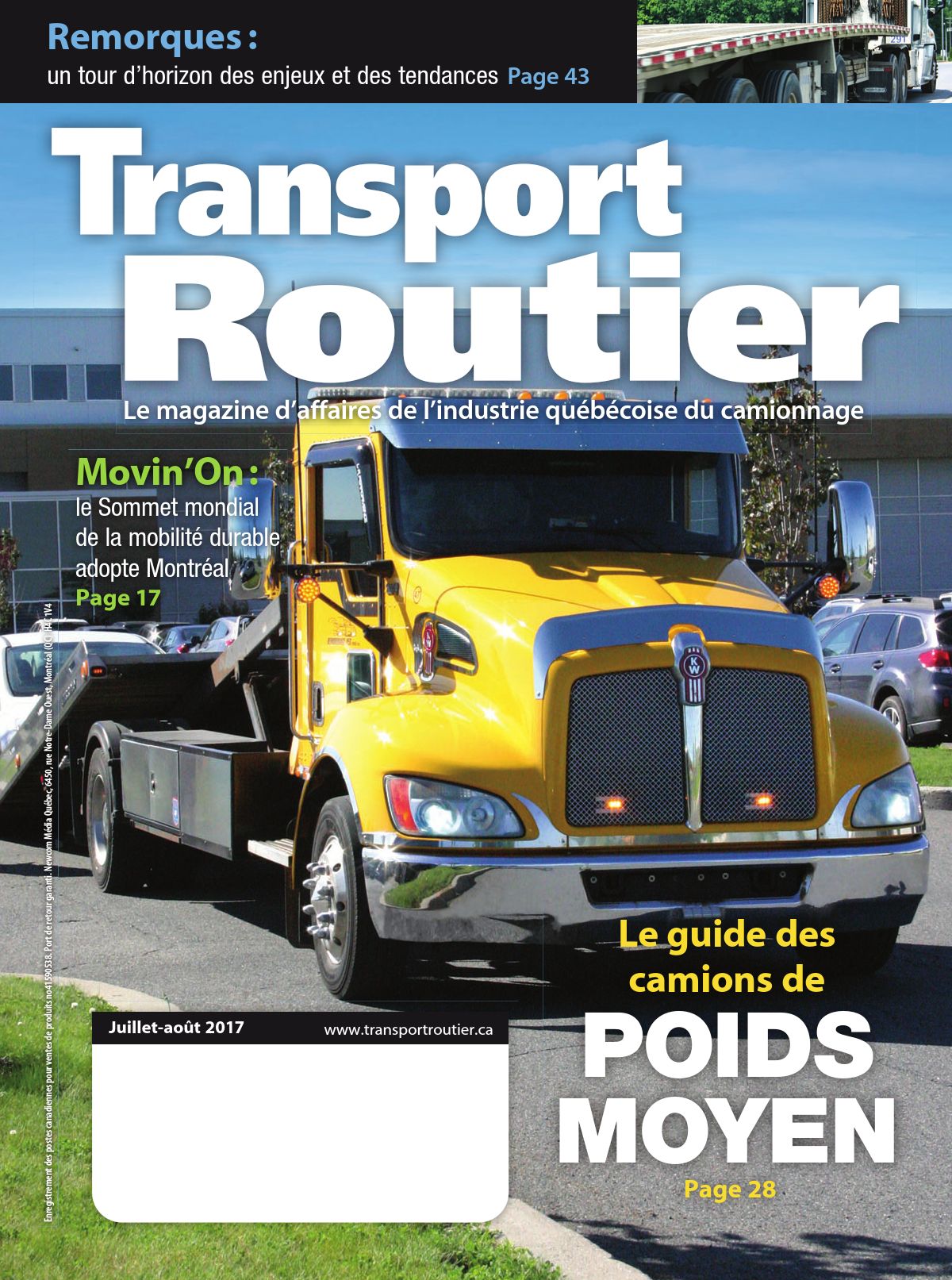 Transport routier – 1 août 2017