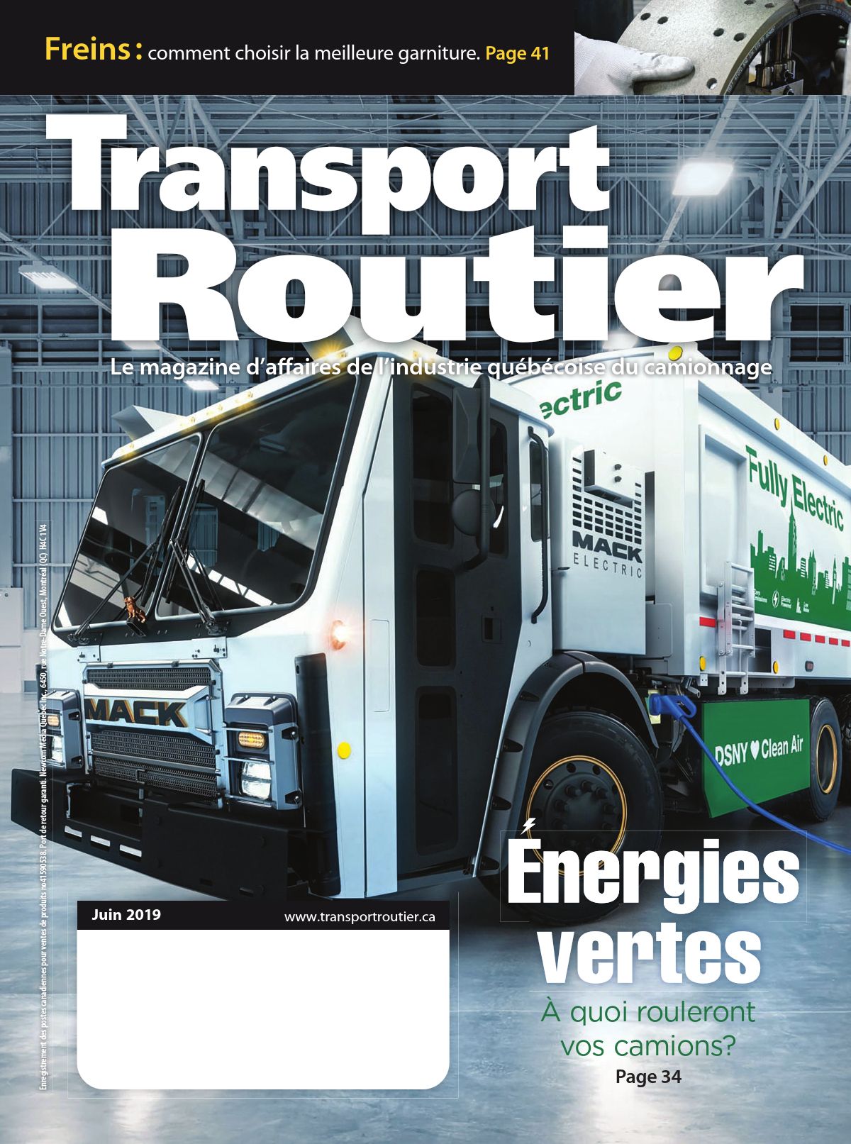 Transport routier – 1 juin 2019