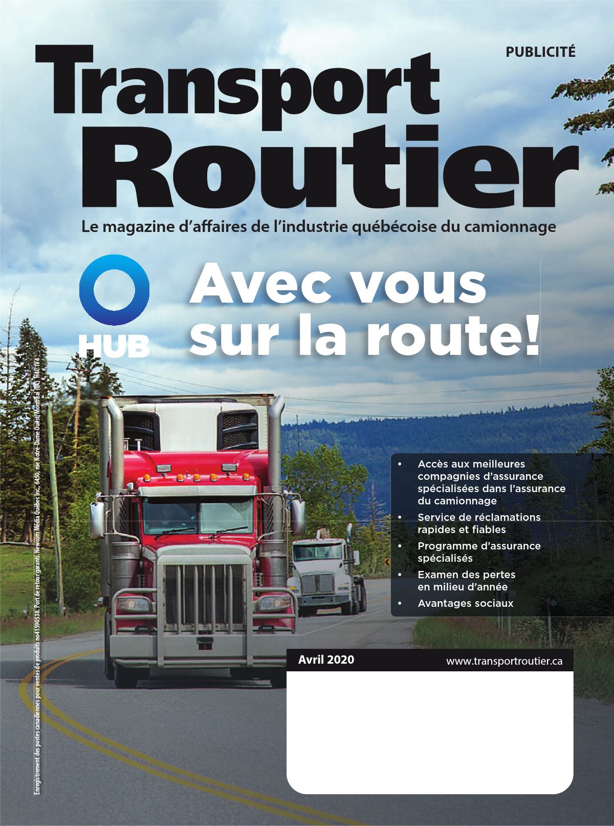 Transport routier – 1 avril 2020