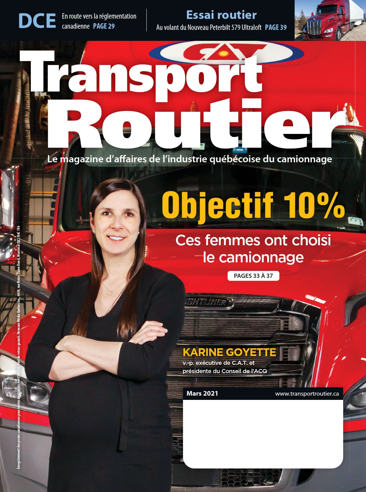 Transport routier – 1 mars 2021