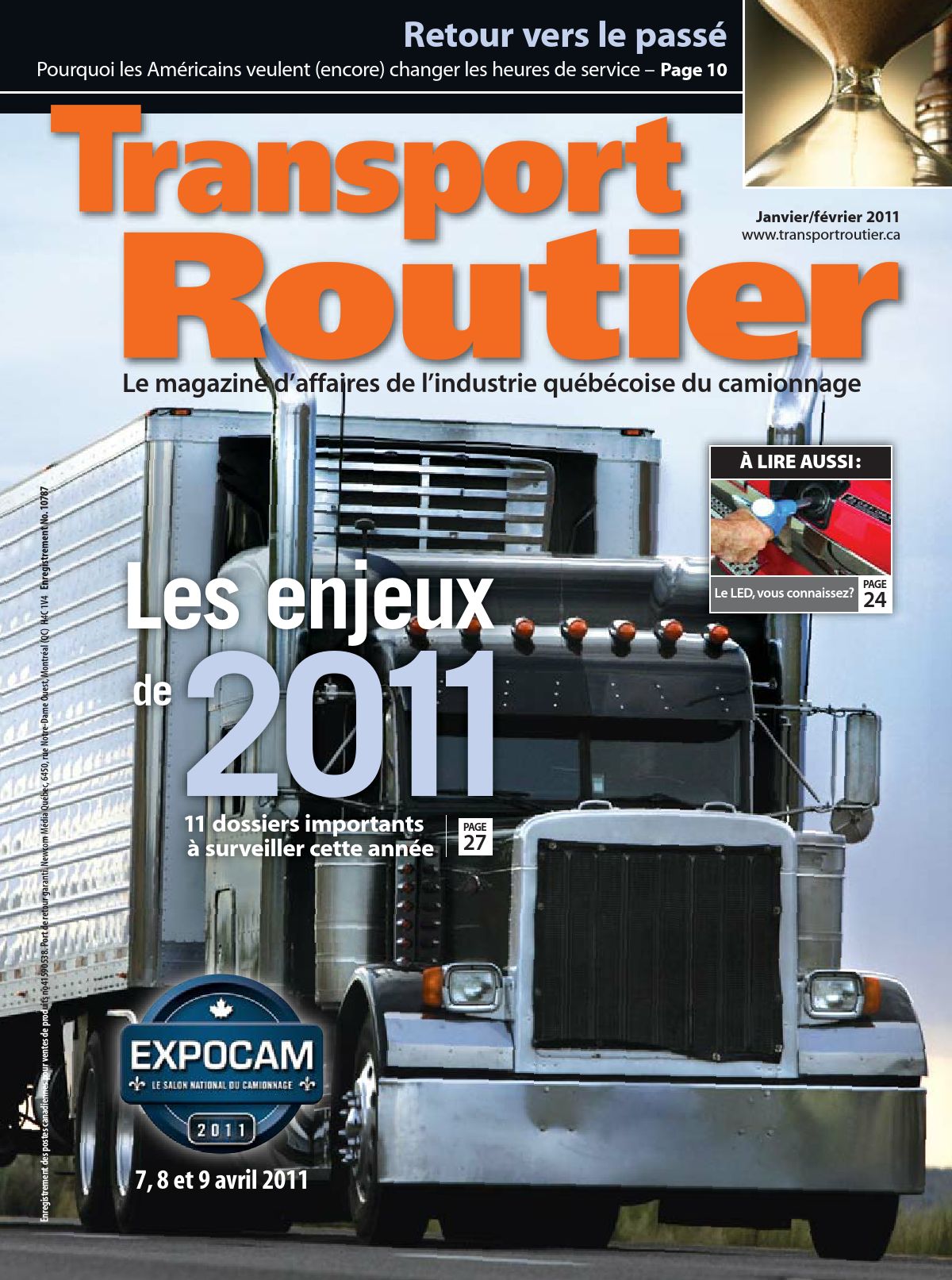 Transport routier – 1 janvier 2011