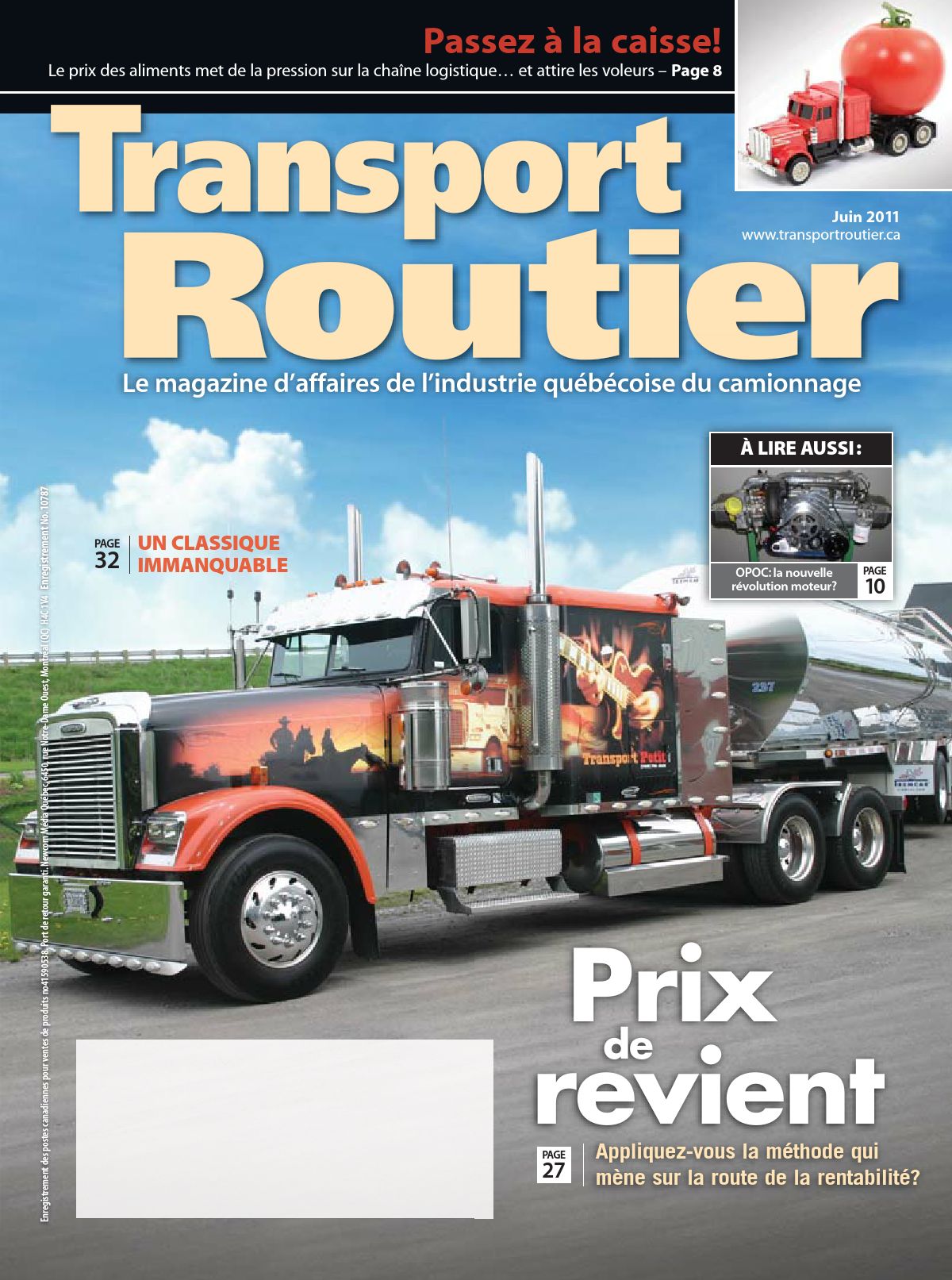 Transport routier – 1 juin 2011