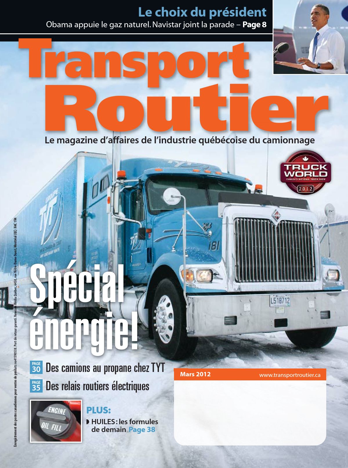 Transport routier – 1 mars 2012