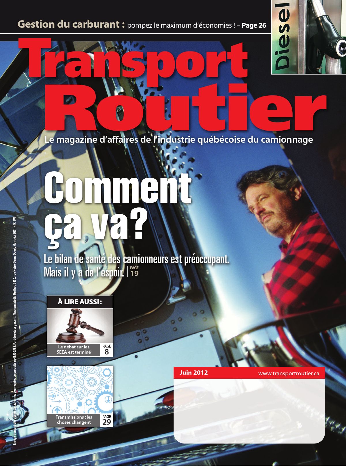 Transport routier – 1 juin 2012