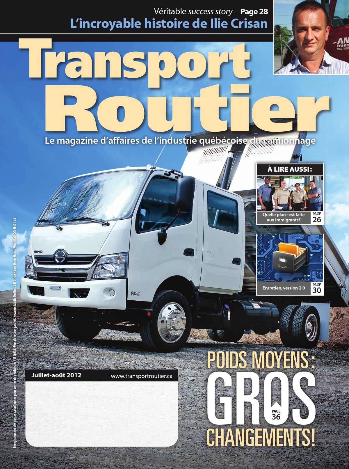 Transport routier – 1 juillet 2012