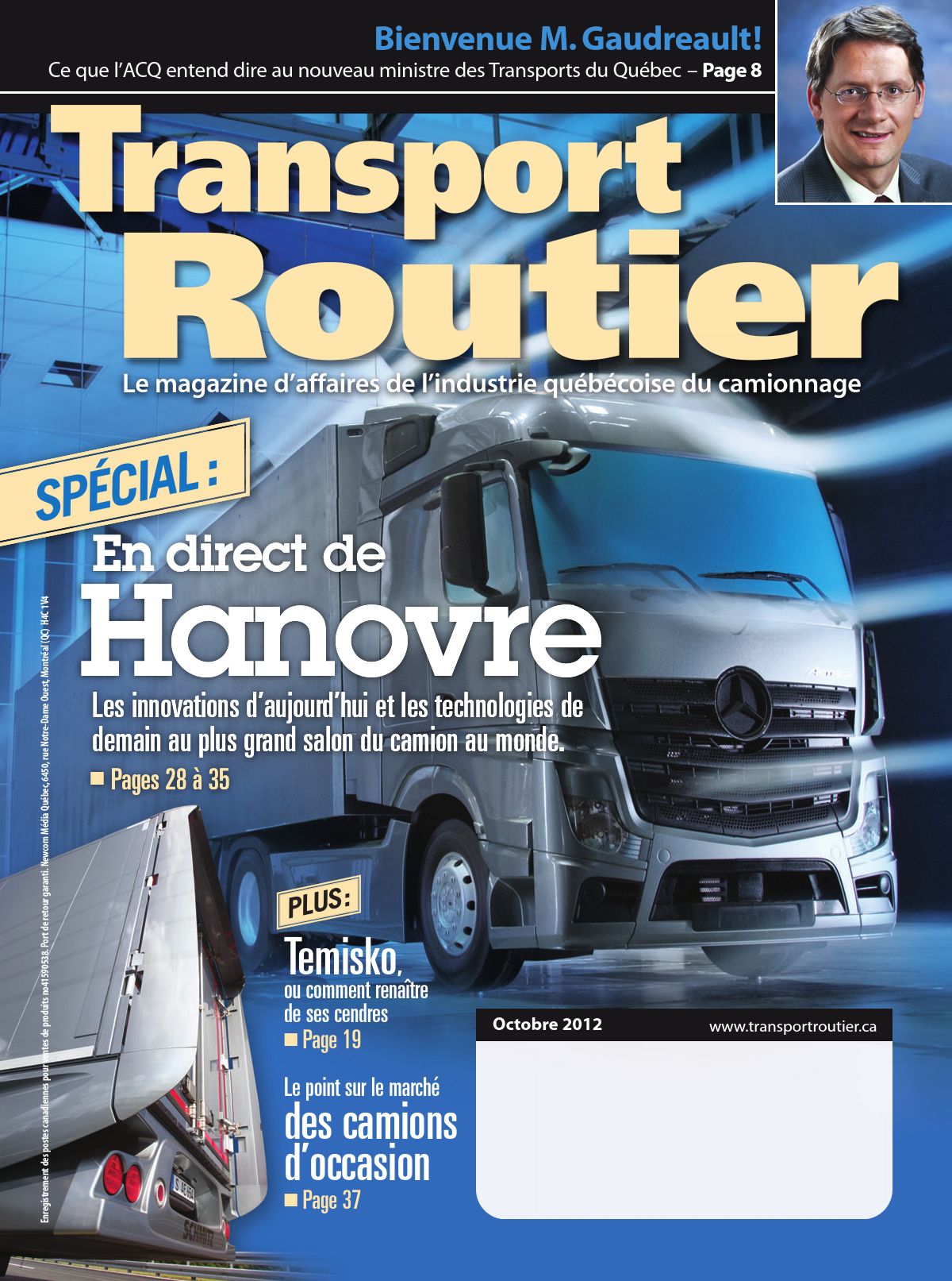 Transport routier – 1 octobre 2012