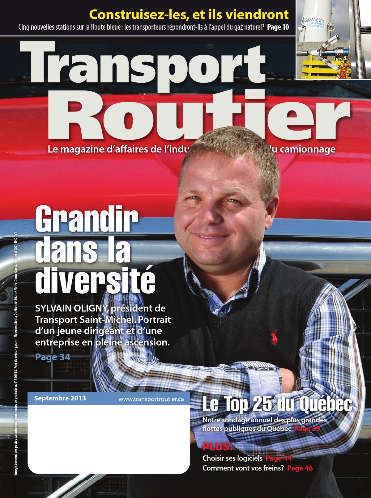 Transport routier – 1 septembre 2013