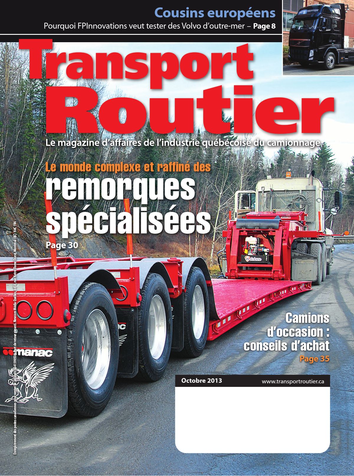 Transport routier – 1 octobre 2013