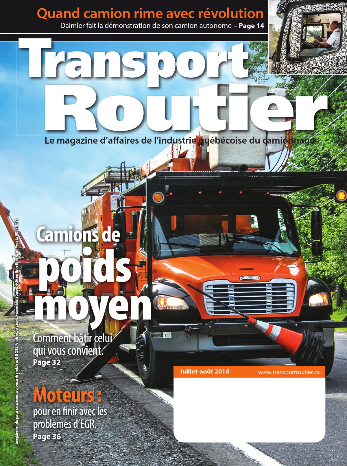 Transport routier – 1 juillet 2014