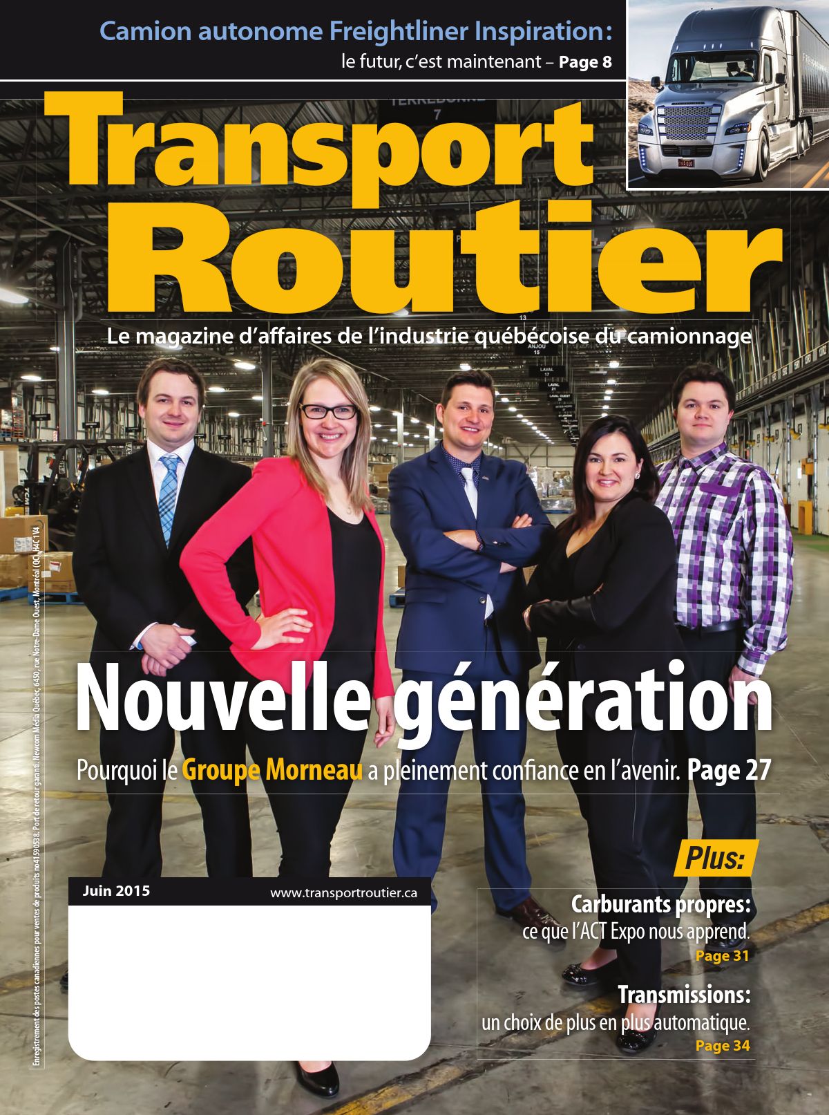 Transport routier – 1 juin 2015