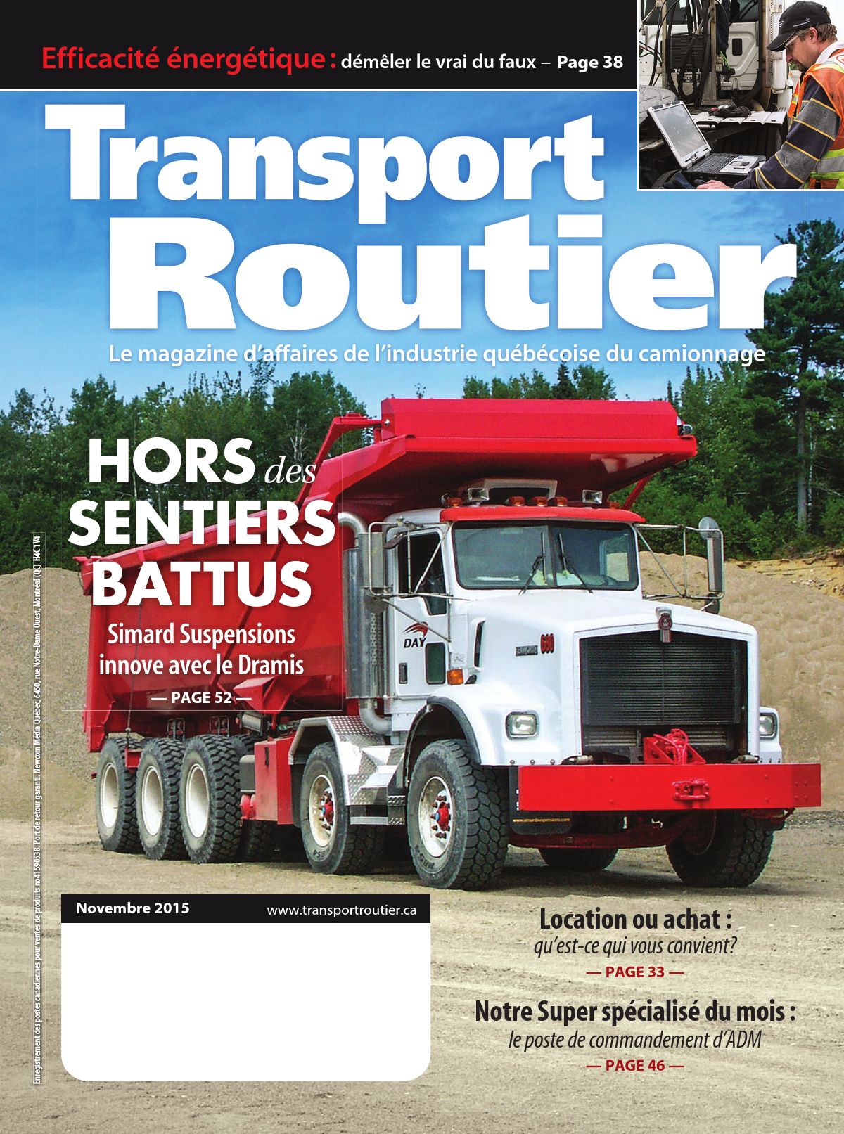 Transport routier – 1 novembre 2015