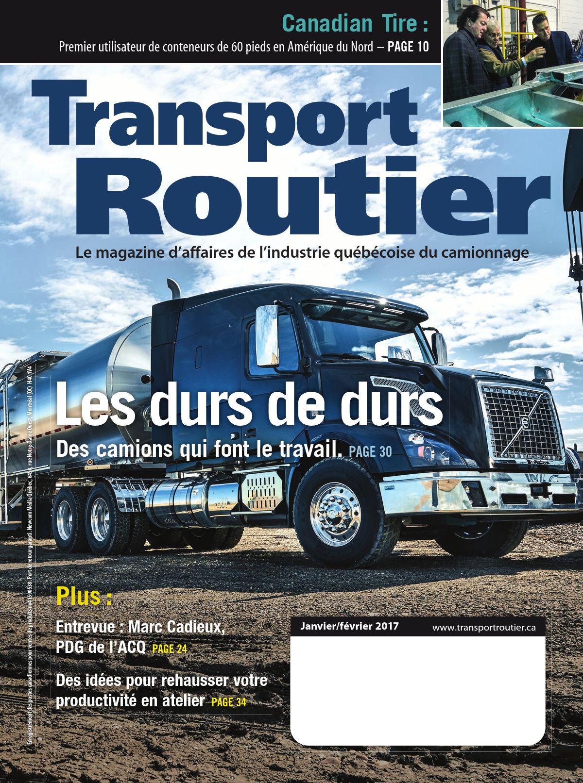 Transport routier – 1 janvier 2017