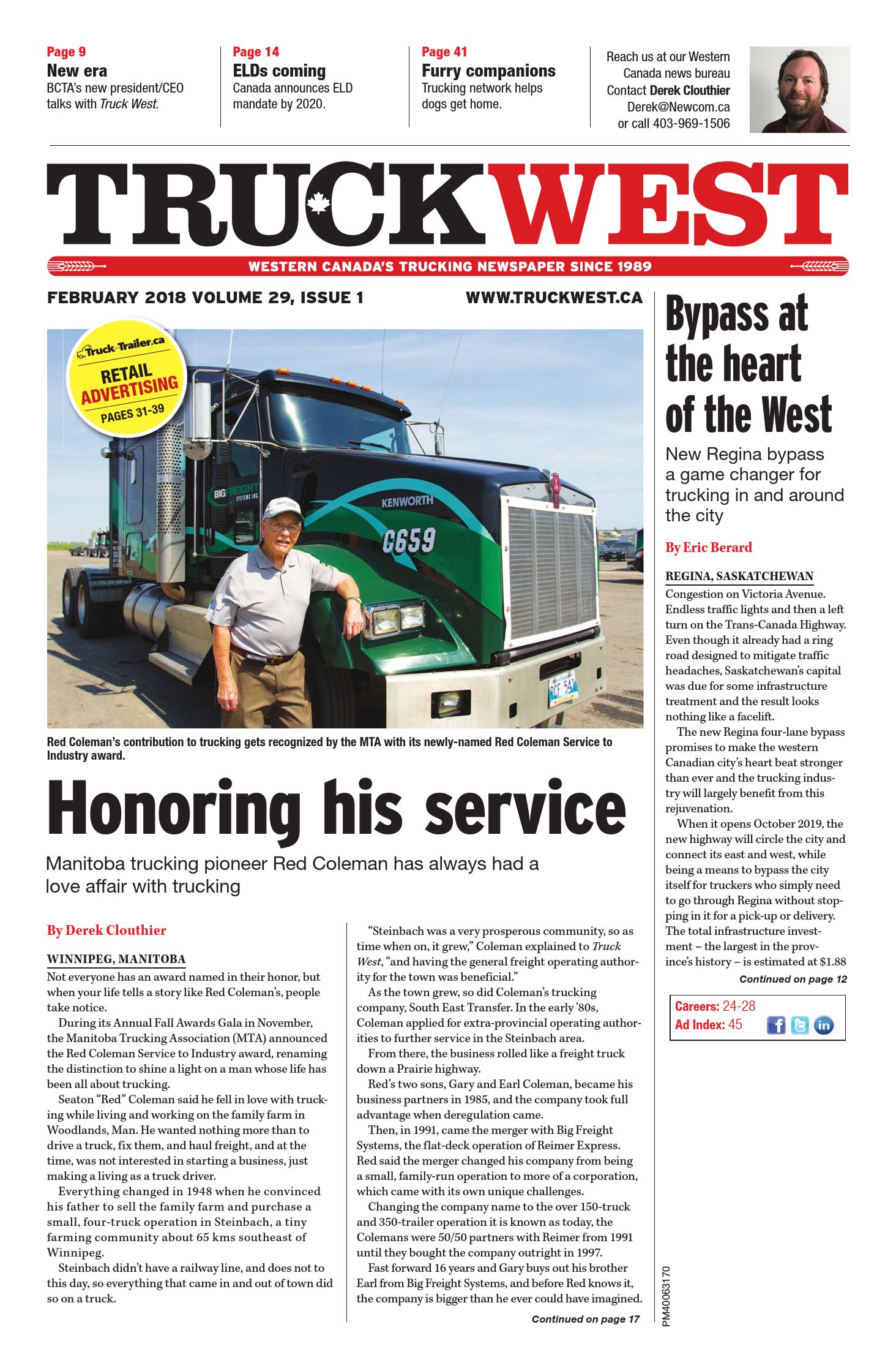 Truck News West – 1 février 2018