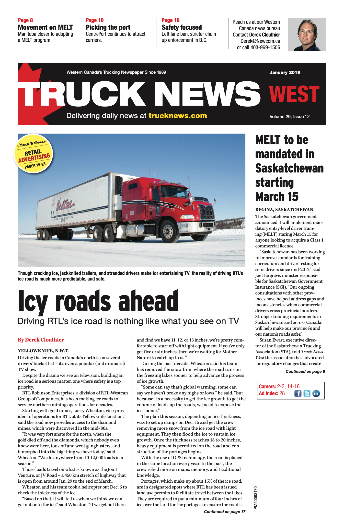 Truck News West – 1 janvier 2019