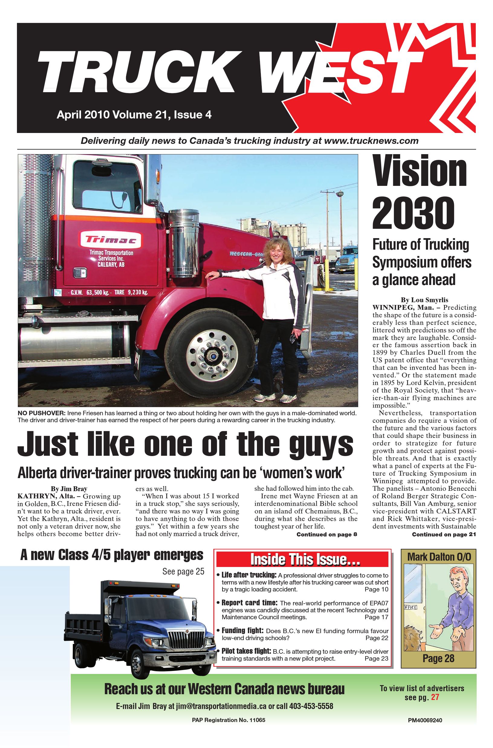 Truck News West – April 2010