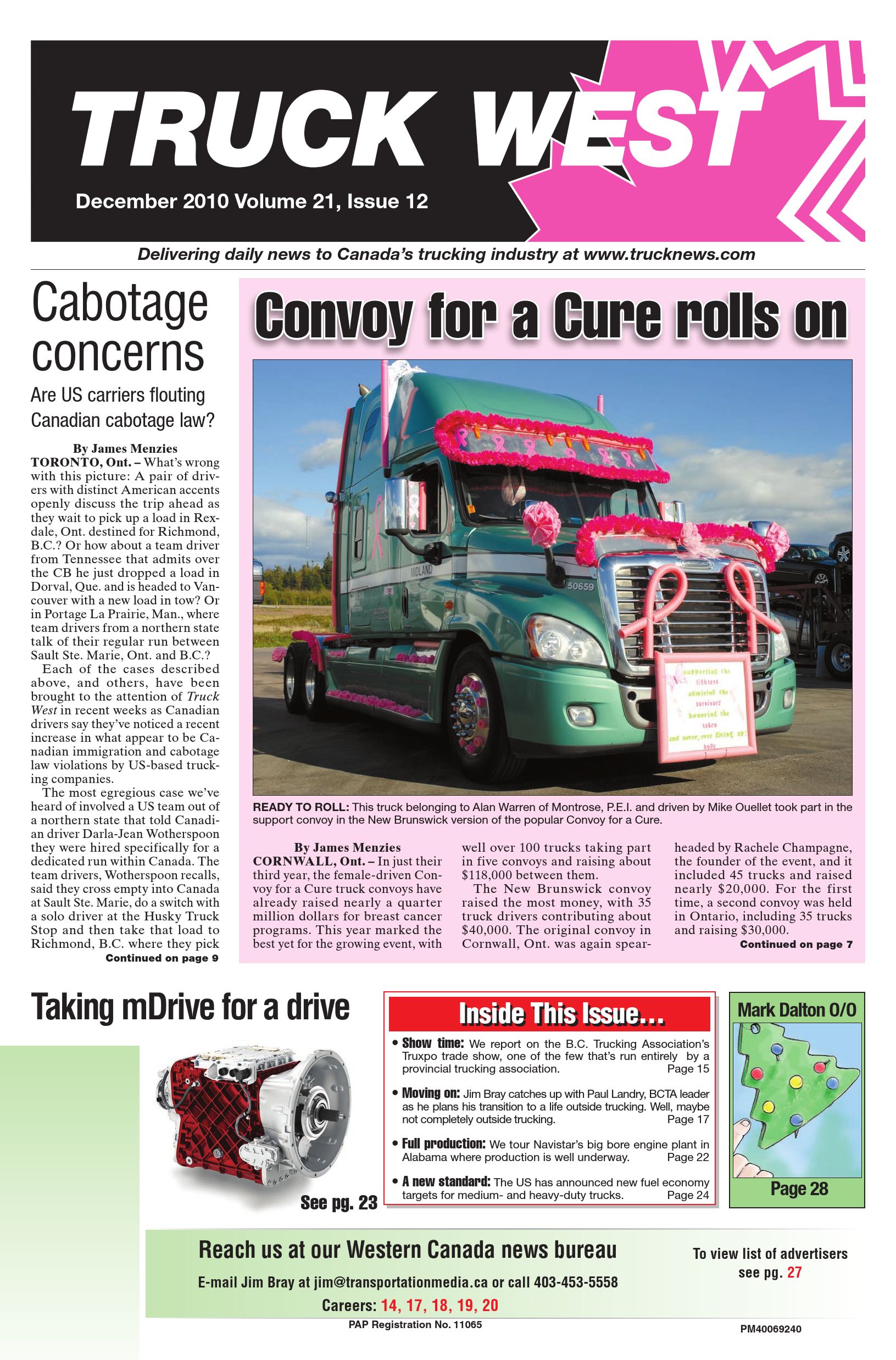 Truck News West – December 2010