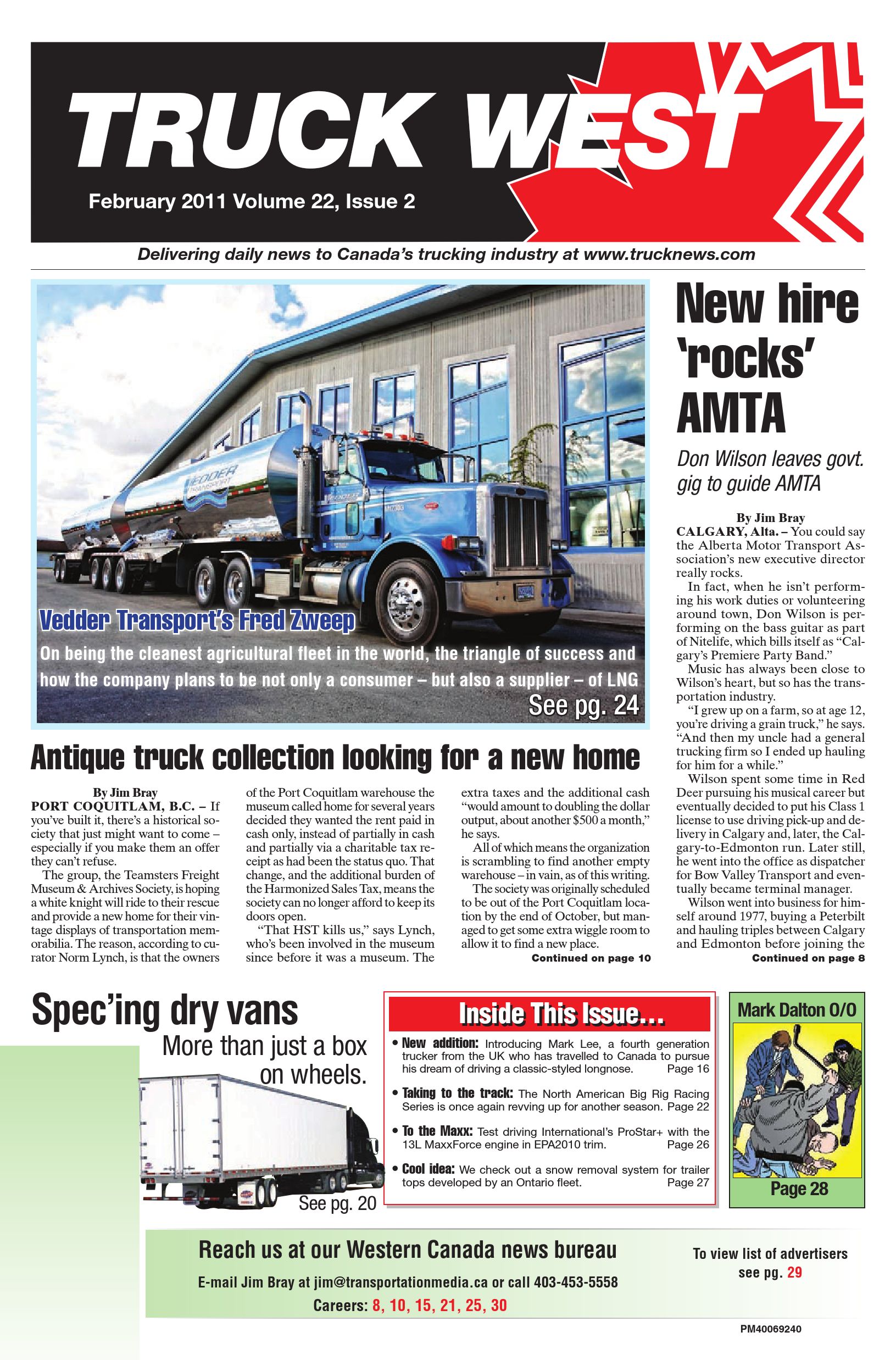 Truck News West – February 2011