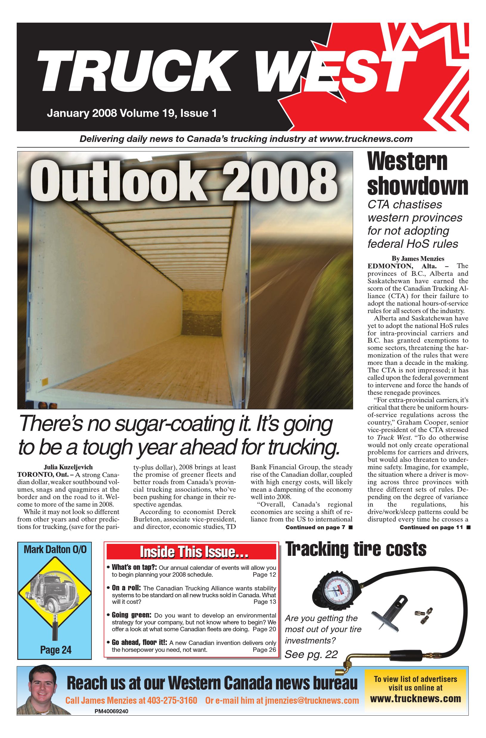 Truck News West – January 2008